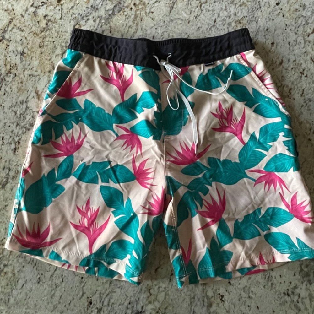 Men's Hurley Boardshorts Hawaiian print Size 29